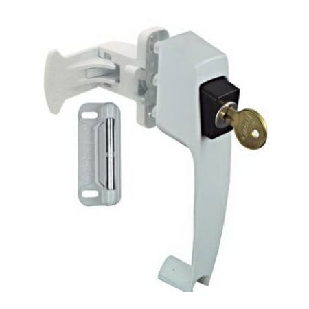 National Hardware WHT Push Latch Key Lock N213-124